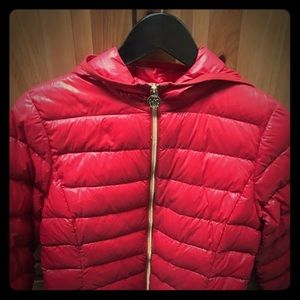 Michael Kors Red Jacket with Hood
